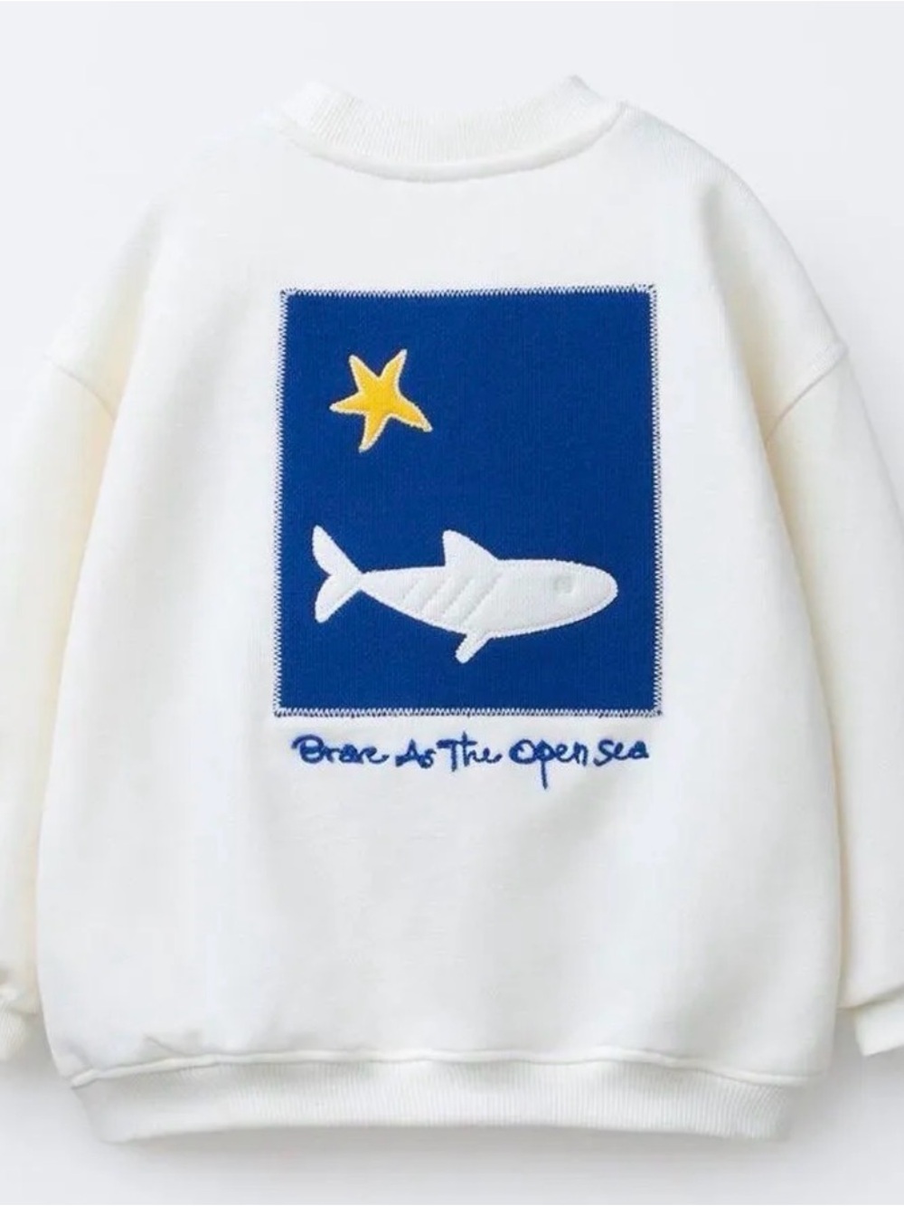 Zara shark sweatshirt